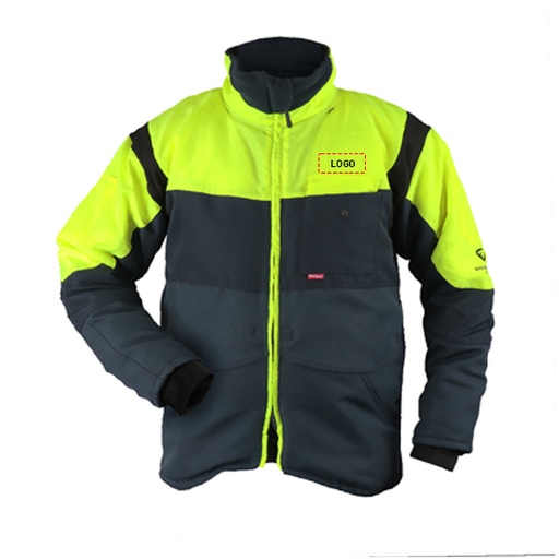 [X29JLogo-LB-XS] ENDURANCE DRIVE COLD STORE JACKET X29J WITH LOGO (XS, Left Breast)
