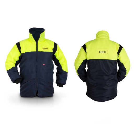 [X28JLogo] CHAQUETA TÉRMICA PARA CÁMARAS FRIGORÍFICAS, CON LOGOTIPO X28J