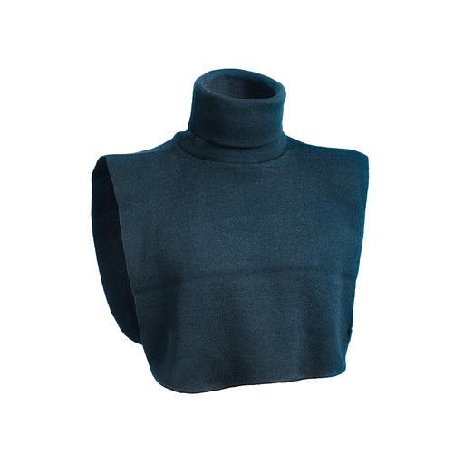 [T40200278] Tessuto Tricot Freezer Black Neck Warmer
