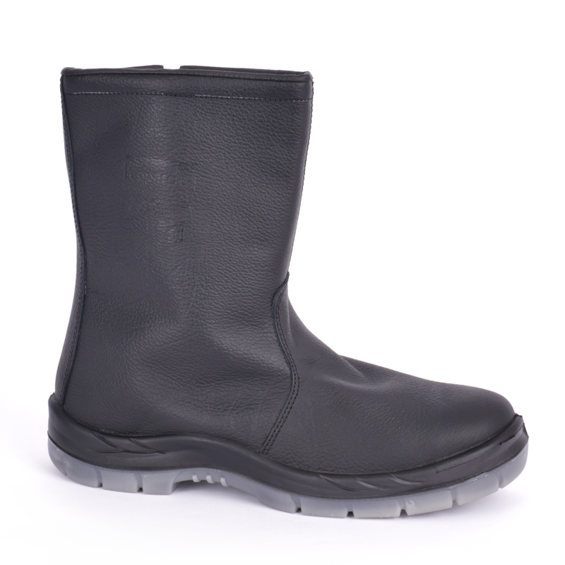 ZIP-SIDED LEATHER FREEZER BOOT FB993