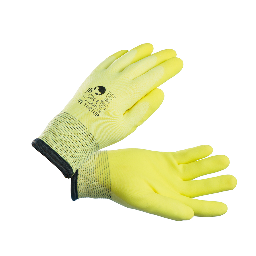 Guantes con Palma Térmica De Alta Visibilidad - Tessuto