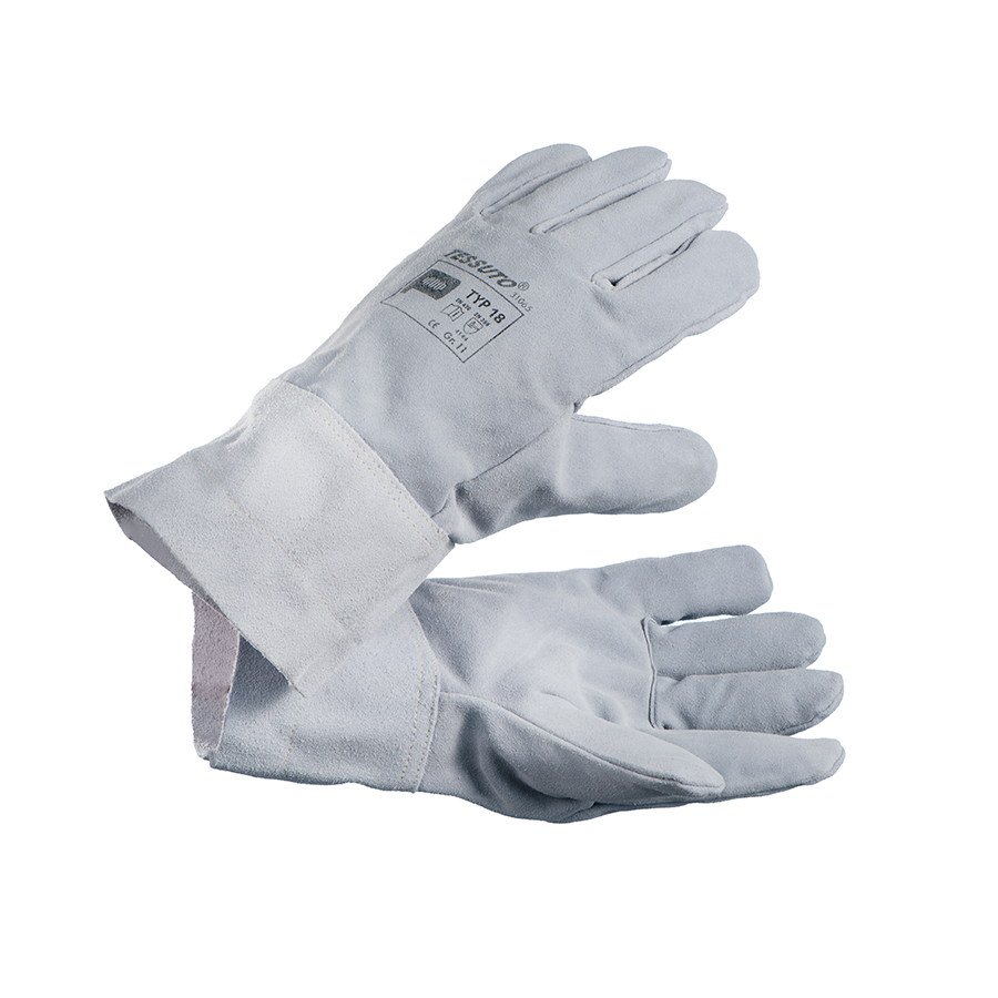 Guantes De Cuero Con Puños Para Frío Extremo - Tessuto