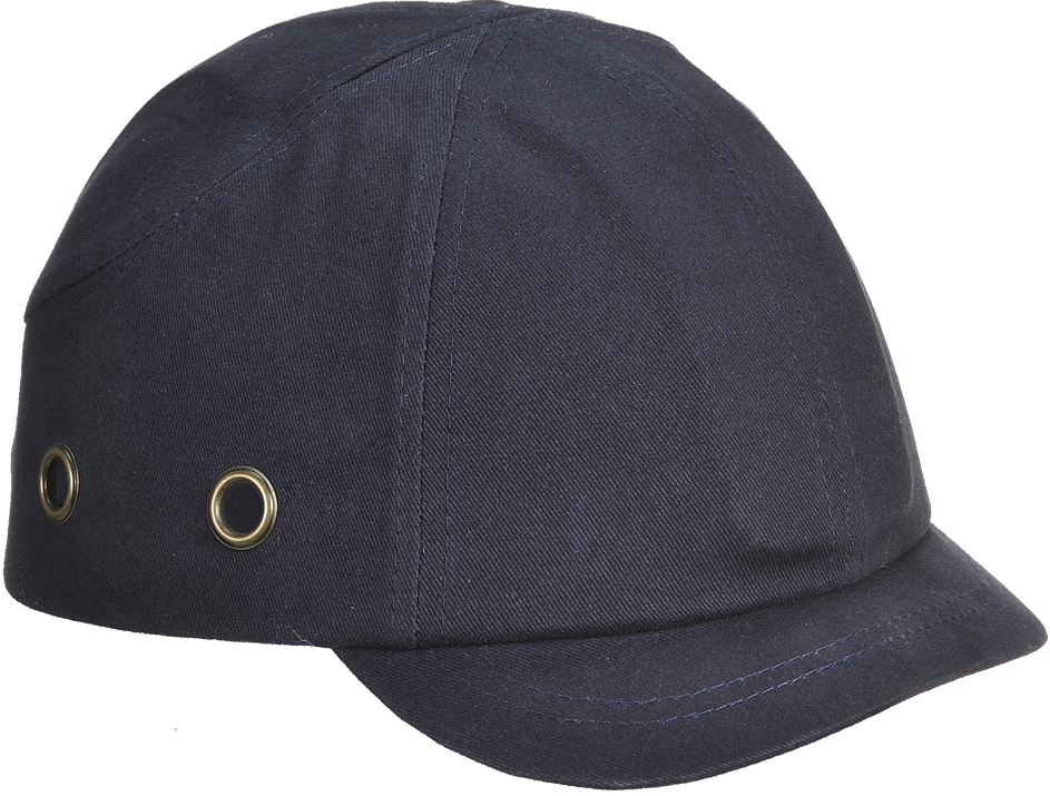 Berretto antiurto a visiera corta Blu Navy