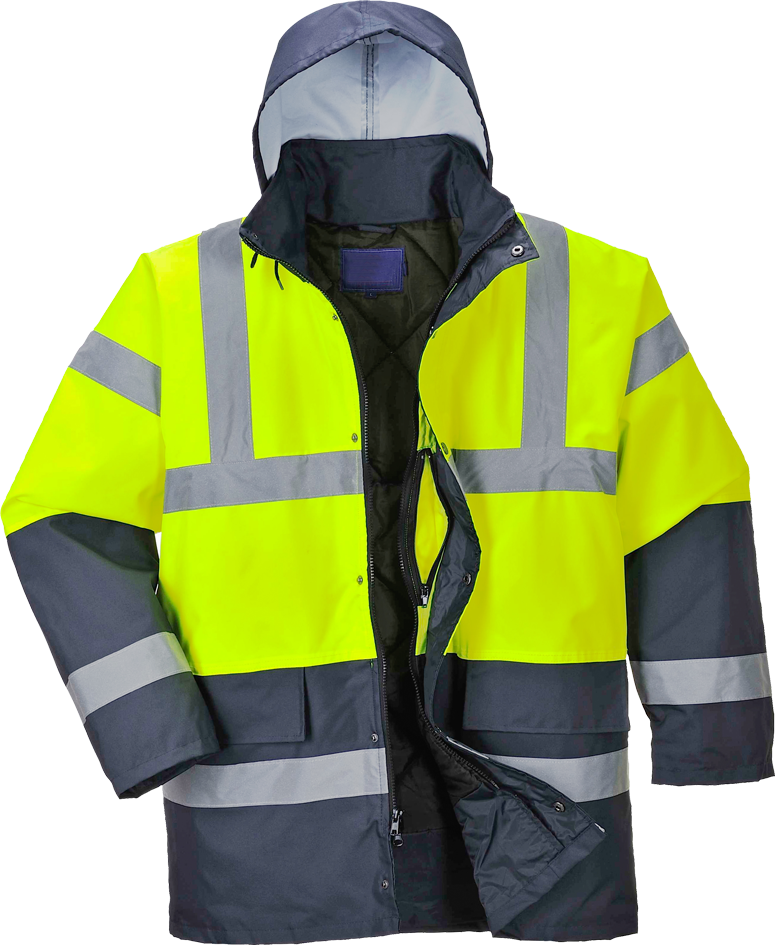 Hi-Visibility Tweekleurige Verkeersjas