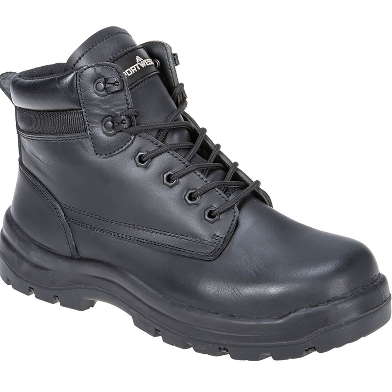 Bottines de sécurité Foyle en cuir noir (S3 HRO CI HI FO SRC)


