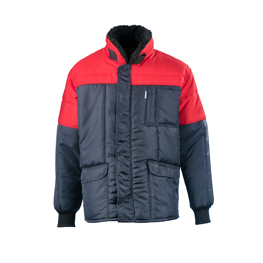 Tessuto Comfort-Soft Reflecterende Isosoft 304 Blauwe/Rode Diepvriesjas