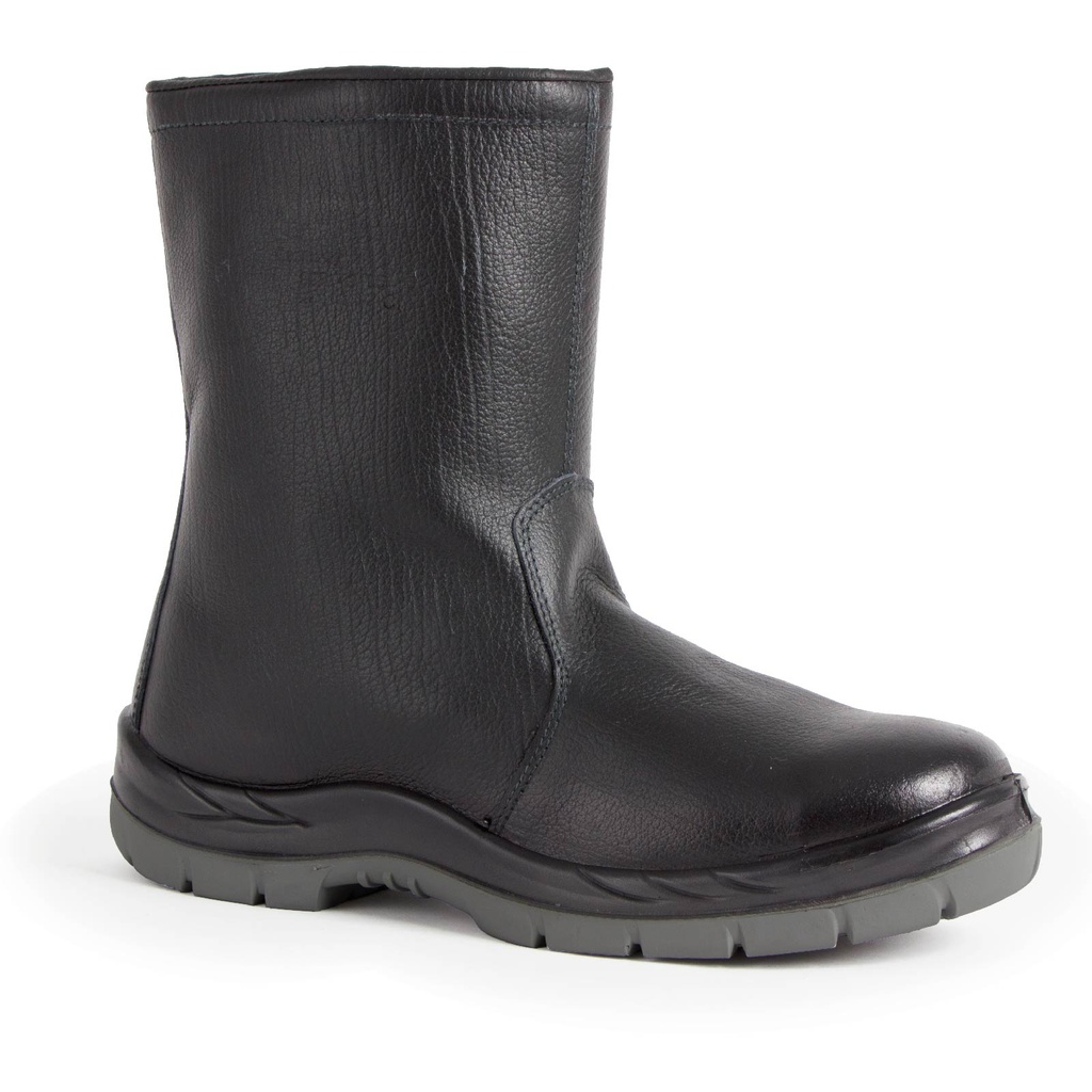 BOTAS DE TRABAJO TÉRMICAS DE CUERO CON CREMALLERA LATERAL FB993