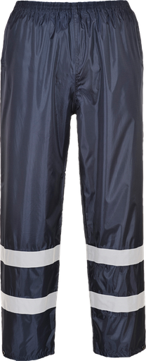[530F441] Classic Rain Trousers Navy with Reflective Tape