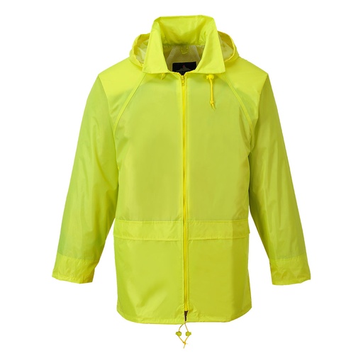 [530S440Y] Giacca Antipioggia Classica in Giallo