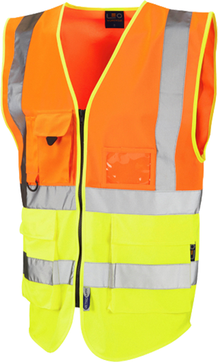 [596W11OY] Gilet Executive Classe 2 Alta Visibilità