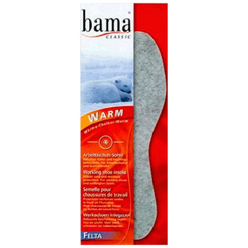 [730BAMA] Bama Felta Thermische Inlegzool