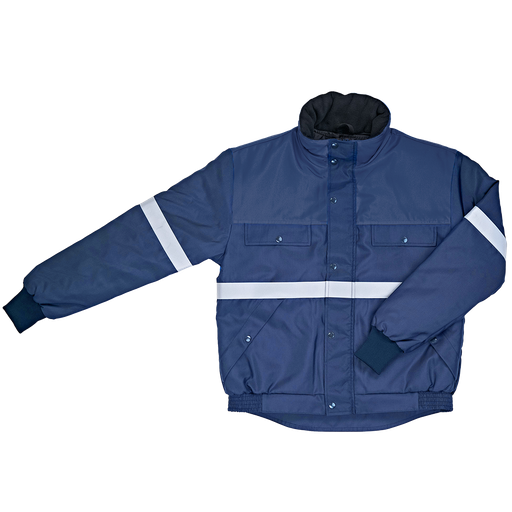 [CT113411222] Lined Pilot Jacket (with reflective strips, removable inner jacket)