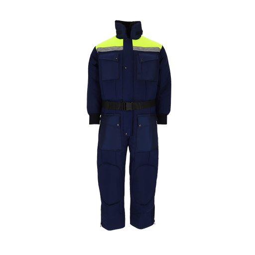 [CT311066801] DualTone Freezer Overall CLASSIC with reflection, Navy/Yellow