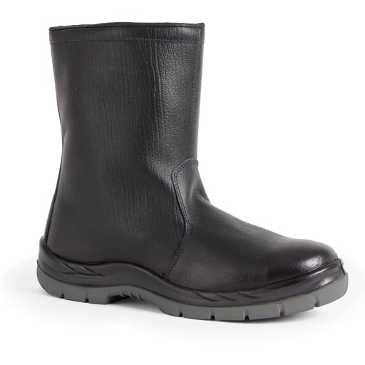 [FB993] ZIP-SIDED LEATHER FREEZER BOOT FB993