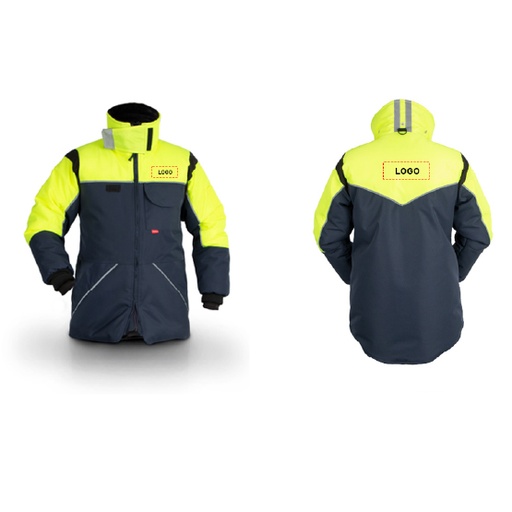 [X35JLogo] CHAQUETA TÉRMICA PARA CÁMARAS FRIGORÍFICAS, CON LOGOTIPO - ICE DIAMOND X35J