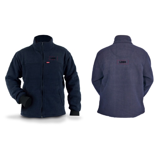 [X12FLogo] VESTE POLAIRE DOUBLÉE CLASSIC X12F AVEC LOGO