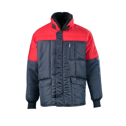[T53020] Tessuto Comfort-Soft Reflective Isosoft 304 Blue/Red Freezer Jacket