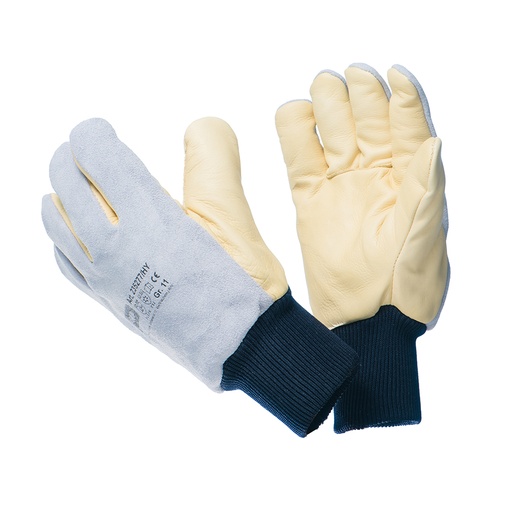 [T31484] Guantes De Cuero Para Frío Extremo - Tessuto